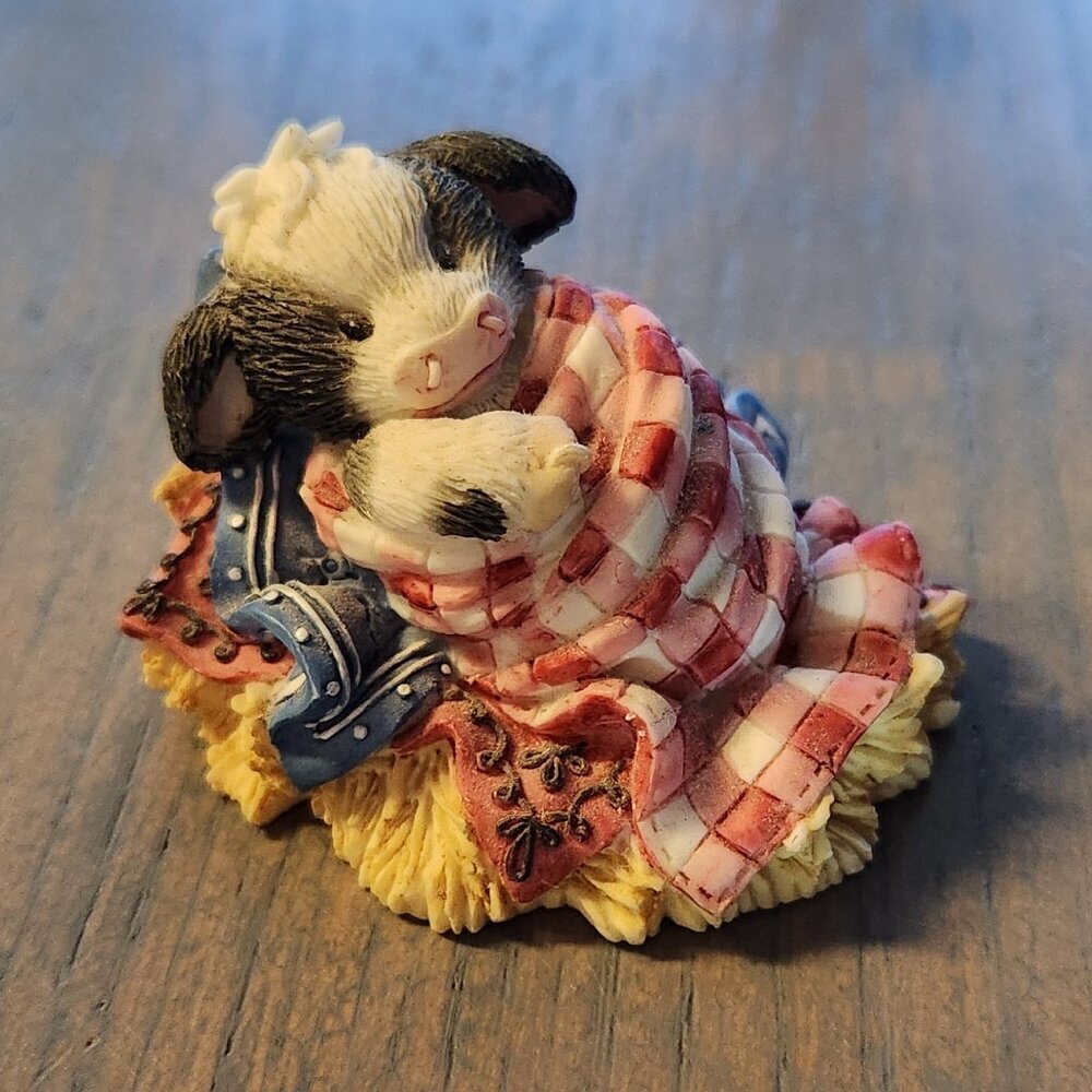 Vintage Mary's Moo Moos "Somebody Brand Moo" figurine